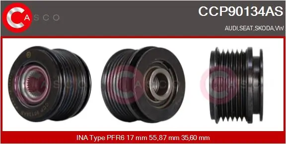 Rihmaratas, generaator CASCO CCP90134AS