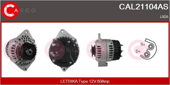 Generaator CASCO CAL21104AS