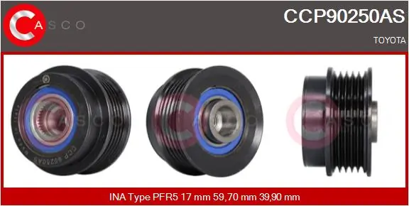 Rihmaratas, generaator CASCO CCP90250AS