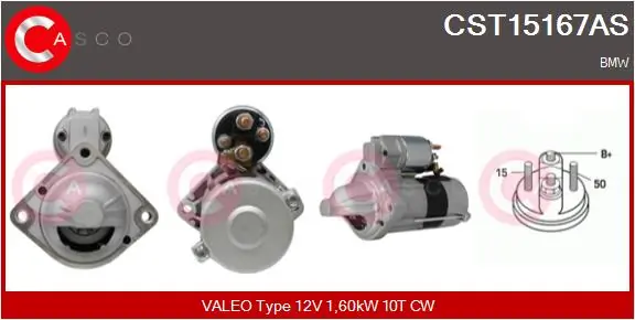 Starter CASCO CST15167AS