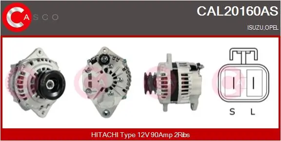 Generaator CASCO CAL20160AS