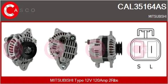 Generaator CASCO CAL35164AS