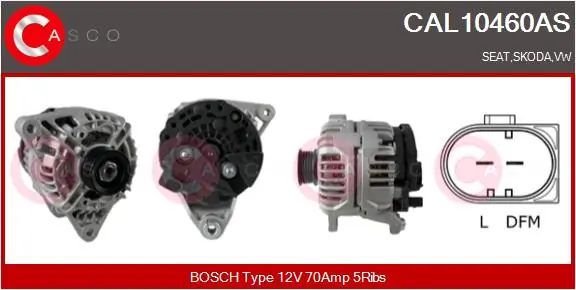 Generaator CASCO CAL10460AS