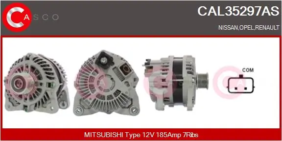 Generaator CASCO CAL35297AS