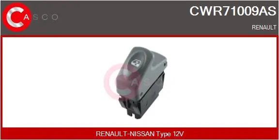 Lüliti, aknatõstuk CASCO CWR71009AS