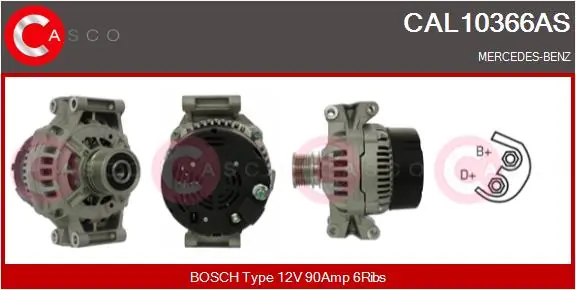 Generaator CASCO CAL10366AS