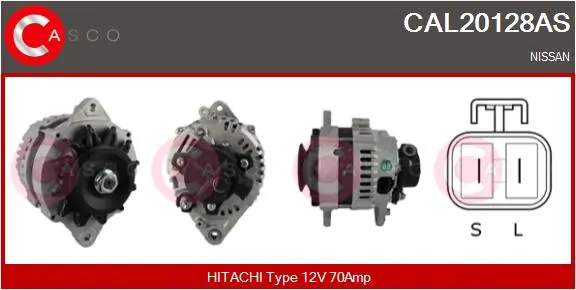Generaator CASCO CAL20128AS