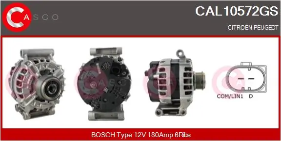 Generaator CASCO CAL10572GS
