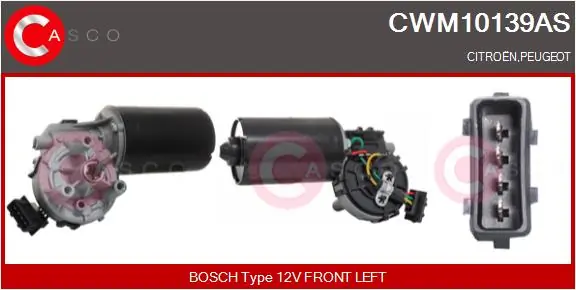 Pesuri mootor CASCO CWM10139AS