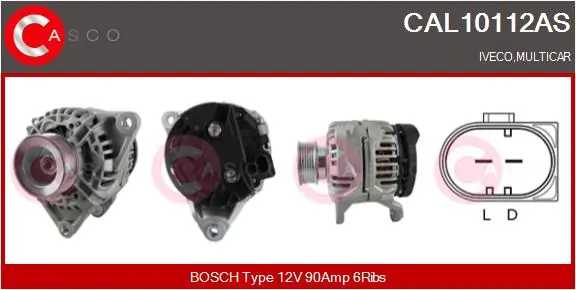 Generaator CASCO CAL10112AS