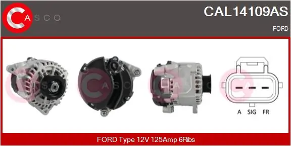 Generaator CASCO CAL14109AS