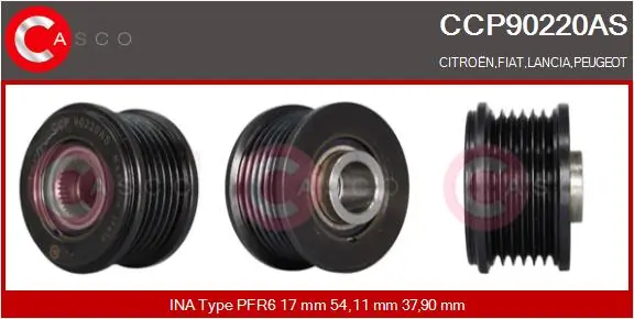 Rihmaratas, generaator CASCO CCP90220AS