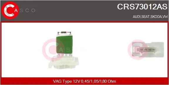 Takistus, salongipuhur CASCO CRS73012AS