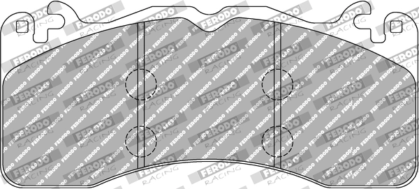 Piduriklotsi komplekt, ketaspidur FERODO RACING FCP4711Z