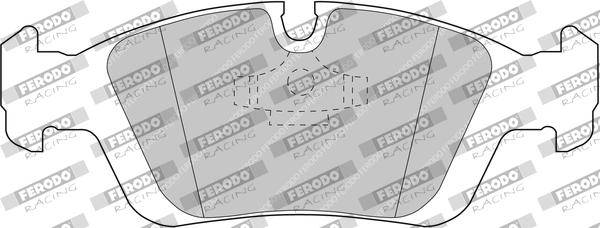 Piduriklotsi komplekt, ketaspidur FERODO RACING FCP725R