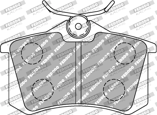 Piduriklotsi komplekt, ketaspidur FERODO RACING FCP1491W