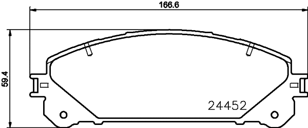 Колодки тормозные дисковые Strong Ceramic передние