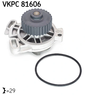 Veepump, mootori jahutus SKF VKPC 81606
