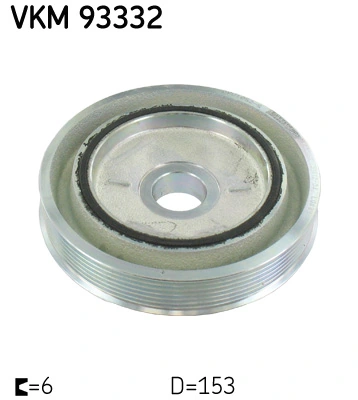 Rihmaratas, väntvõll SKF VKM 93332