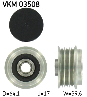Generaatori vabakäik SKF VKM 03508