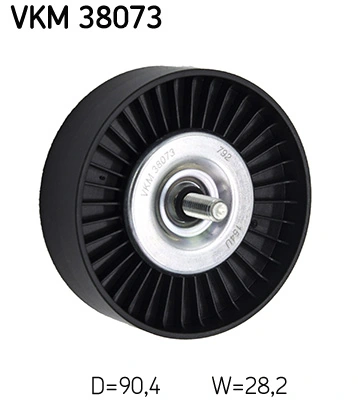 Seade-/juhtrull, soonrihm SKF VKM 38073
