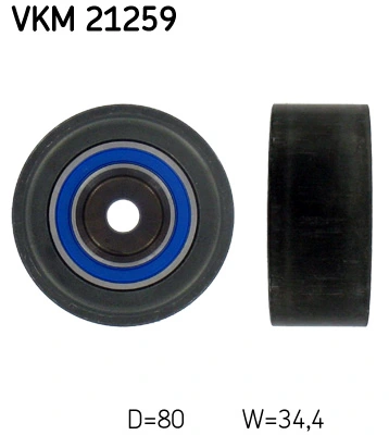 Seade-/juhtrull, hammasrihm SKF VKM 21259