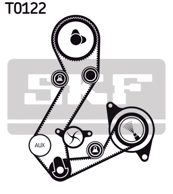 Hammasrihma komplekt SKF VKMA 04107