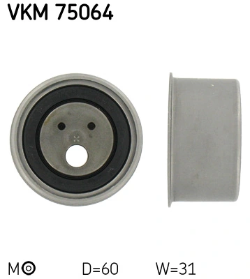 Pingutusrull, Hammasrihm SKF VKM 75064