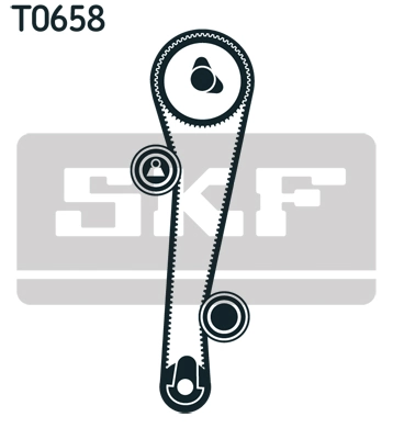 Hammasrihma komplekt SKF VKMA 95667