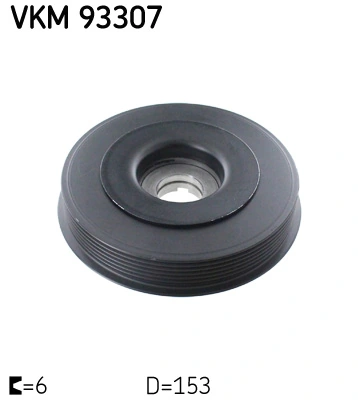 Rihmaratas, väntvõll SKF VKM 93307