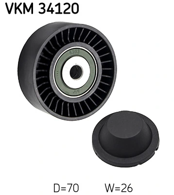 Seade-/juhtrull, soonrihm SKF VKM 34120