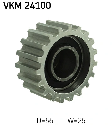 Seade-/juhtrull, hammasrihm SKF VKM 24100