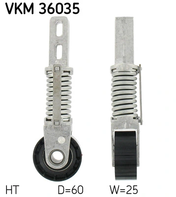 Rihmapinguti, soonrihm SKF VKM 36035