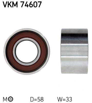 Pingutusrull, Hammasrihm SKF VKM 74607