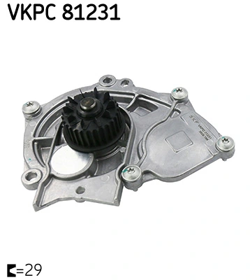 Veepump, mootori jahutus SKF VKPC 81231