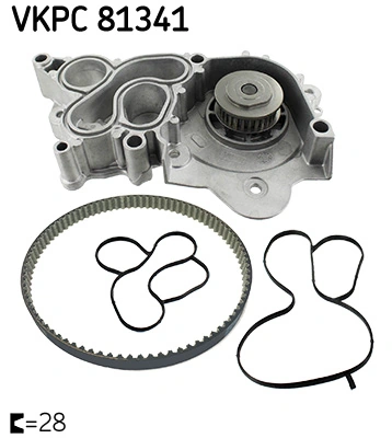 Veepump, mootori jahutus SKF VKPC 81341