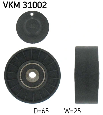Seade-/juhtrull, soonrihm SKF VKM 31002