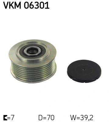 Generaatori vabakäik SKF VKM 06301