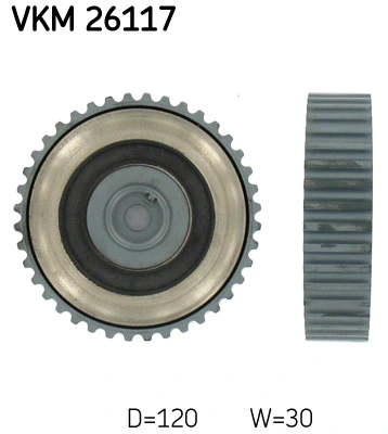Seade-/juhtrull, hammasrihm SKF VKM 26117