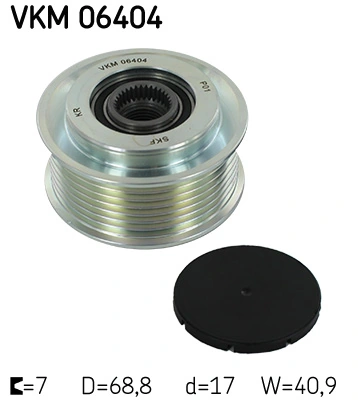 Generaatori vabakäik SKF VKM 06404