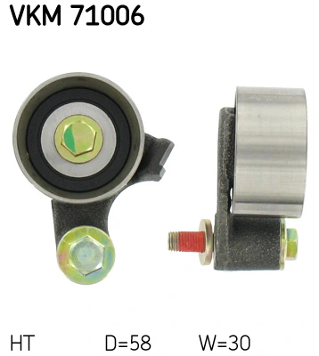 Pingutusrull, Hammasrihm SKF VKM 71006