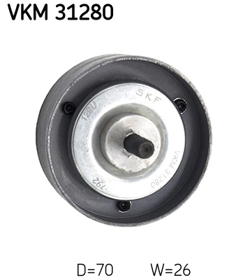Seade-/juhtrull, soonrihm SKF VKM 31280