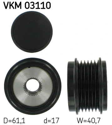 Generaatori vabakäik SKF VKM 03110