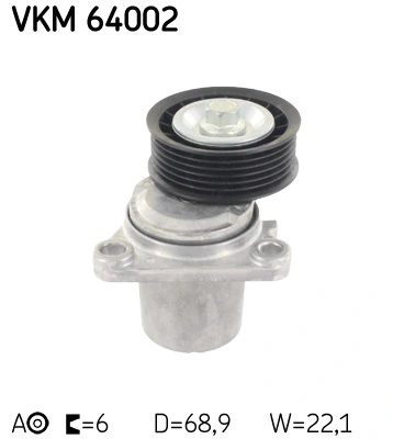 Rihmapinguti, soonrihm SKF VKM 64002