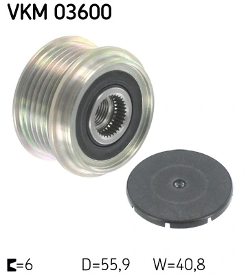 Generaatori vabakäik SKF VKM 03600