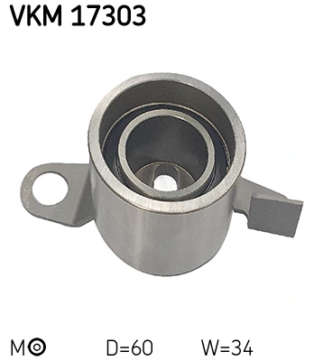Pingutusrull, Hammasrihm SKF VKM 17303