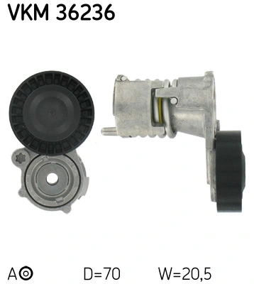 Rihmapinguti, soonrihm SKF VKM 36236