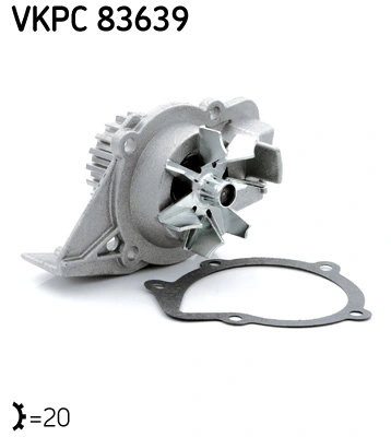 Veepump, mootori jahutus SKF VKPC 83639