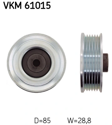 Seade-/juhtrull, soonrihm SKF VKM 61015
