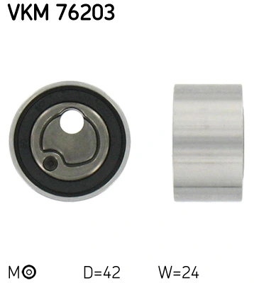 Pingutusrull, Hammasrihm SKF VKM 76203
